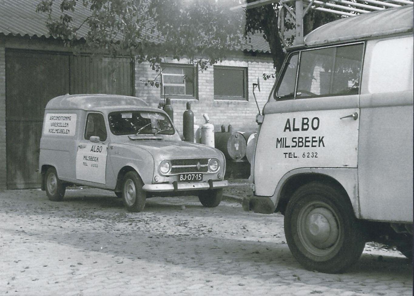 Albo Milsbeek in de jaren zeventig